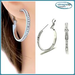 Da Donna A Cerchio Grande In Acciaio Inox Brillantino Brilla