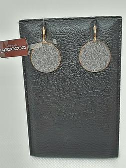 Da Donna Argento 925 Cerchio Pendenti Orecchino Con Diamanti