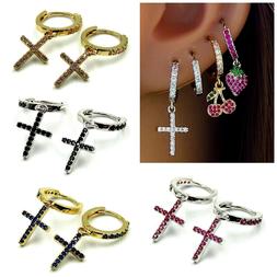 Da Donna Cerchio Piccoli Con Croce A Zirconi Cerchietti Mini