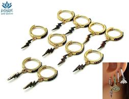 Da Donna Cerchio Piccoli Con Fulmine Zirconi Cerchietti Mini