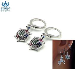 Da Donna Cerchio Piccoli Con Tartaruga Zirconi Cerchietto A 
