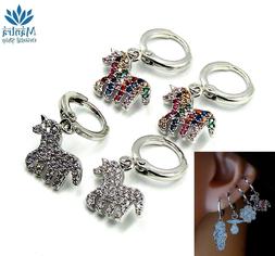 Da Donna Cerchio Piccoli Con Unicorno Zirconi Cerchietto A M