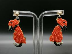 Da Donna Corallo Rosso Onice Argento Gioiello Italiano Pende