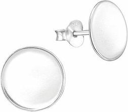 Da Donna In Argento Sterling 925, Con Piastra Rotonda, Misur