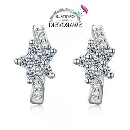 Da Donna O Ragazza A Cerchio Argento Marcato E Cristalli Swa