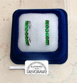 Da Donna Oro Bianco 18k Zirconi Cristalli Swarovski Veri Sw7