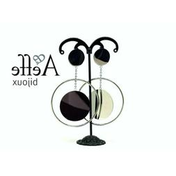 Da Donna Pendenti Cerchi Varie Misure Colore Argento Analler