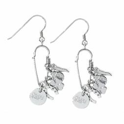 Da Donna Pendenti Liu Jo Lj415 Argento Portafortuna Quadrifo