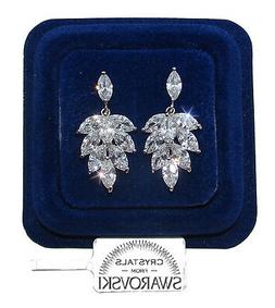 Da Donna Pl Oro Bianco 18k Zirconi Cristalli Swarovski Sw8 F