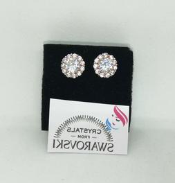 Da Donna Punto Luce Oro Rosa Placcato 18 Kt E Cristalli Swar