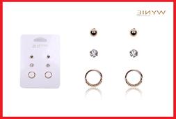 Da Donna Ragazza Bambina Bimba Piccoli Punto Luce Cerchio Or