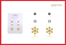 Da Donna Ragazza Bambina Piccoli Punto Luce Fiocco Di Neve G