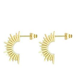 Da Donna " Splendere " Sole 24k Placcato Oro Acciaio Inox