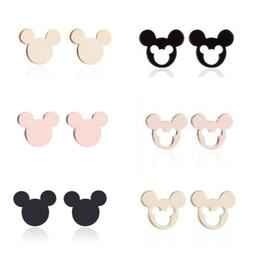 Di Topolino Carina Moda Animale Madri Cartoon Mouse Orecchin