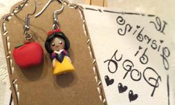 Disney Biancaneve E Mela In Fimo - Prodotto Artigianale -