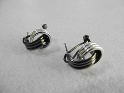 Donna A Cerchi In Acciaio E Titanio Chiusura Perno Clips A