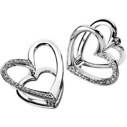 Donna A Cuore Comete Gioielli Orb275 Oro Bianco 750&permil; E Dia