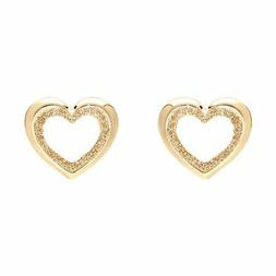 Donna A Lobo In Ottone Rosato Con Cuore Glitter Ros&egrave; Stroil