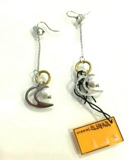 Donna Acciaio Luna Perle Zable Nuovi - Idea Regalo