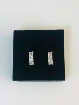 Donna Argento 925 Rodiato 3 Zirconi 4 You Jewels Barretta Tr