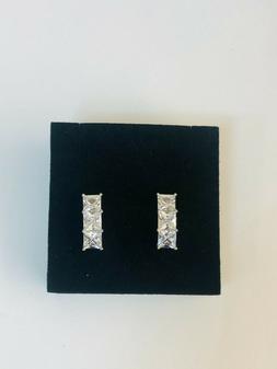 Donna Argento 925 Rodiato 3 Zirconi 4 You Jewels Barretta Tr