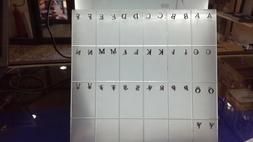 Donna Argento Lettere Rodiate Aderenti Lobo Mm 8x8