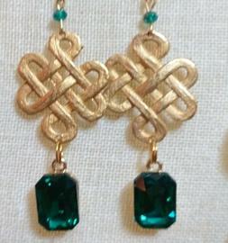 Donna Artigianali  Pendenti Doppio Nodo Infinito Con Cristal