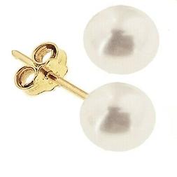 Donna Bambina Bimba Perle Perla Oro Giallo 18 Kt 750 Ct 0,60