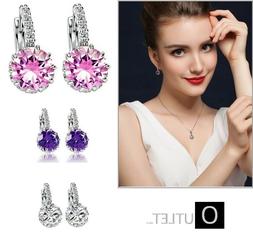 Donna Bambina Colore Argento Inserti Cristallo Brillanti Mod