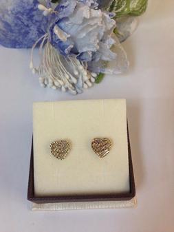 orecchini donna bambina oro giallo e bianco