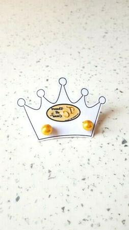 Donna Bigiotteria Perle Tondi Giallo Piccoli X Ragazza/bimba