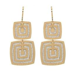 Donna Rebecca Binoob47 Bronzo Dorato Gold Made In Italy