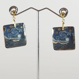 Donna Ceramica - Van Gogh - Porcellana, Fatti A Mano, Made I