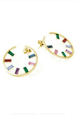 Donna Bros Way Cerchi In Acciaio Symphonia Gialli Swarovski