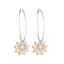 Donna Cerchi Stroili Jolie Ottone Rosa Margherita Pendente 1