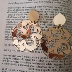 Donna Cerchio Color Oro Chantecler Modello Pendenti Acciaio 