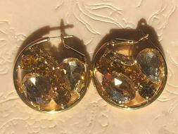 Donna Cattiva Bijoux Cerchio Cristalli -handmade Made In Ita