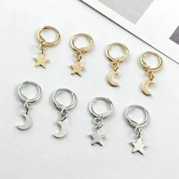 Donna Cerchio Piccoli Con Stella Stelline Stelle Acciaio Ino