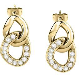 Donna Collezione Unica,acciaio Dorato E Cristalli Sats05