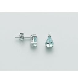 Donna Miluna Con Acquamarina E Diamanti In Oro 18 Kt  Erd249