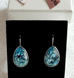 Donna Con Cristalli Acquamarina/idea Regalo/simile Swarovski