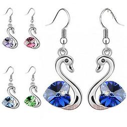 Donna Con Cristallo Swarovski Zircone Cigno Or68