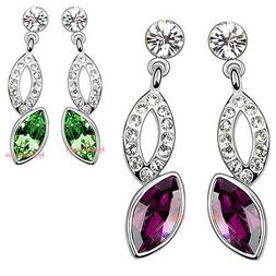 Donna Con Cristallo Swarovski Zircone Elegante Or233