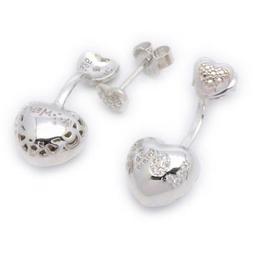 Donna Amen Elo Argento 925% Cuore Swarovski Love New