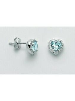 Donna Miluna Erd2483 Oro Bianco Acquamarina Diamanti Earring