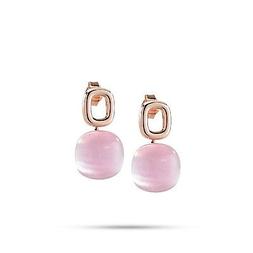 Donna Morellato Gemma Argento Sakk25 Earrings Pietre Rosa Or