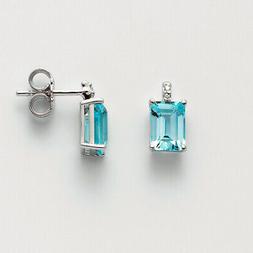 Donna Miluna Gemma Del Cielo Oro Diamanti E Topazio Ottagona