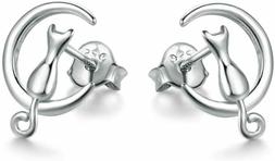 Donna In Argento 925, Gatto Luna