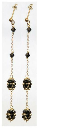 Donna In Argento Colore&nbsp; Oro E Pietre Cristallo Bicono Swar