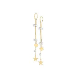 Donna In Argento Gold Pietre Gialle Lucciole Cuore E Stelle 